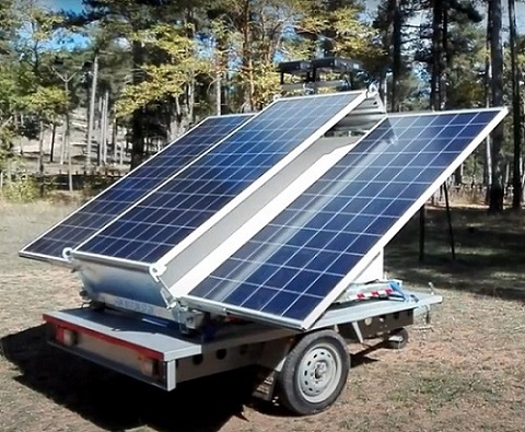 Solar light tower -1